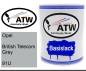 Preview: Opel, British Telecom Grey, 91U: 1L Lackdose, von ATW Autoteile West.